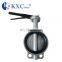 ISO 9001 AWWA C504 PN10/PN16/PN25 Bore Wafer concentric butterfly valve stainless steel