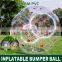 1.5M Wholesale 0.88m TPU Human size clear plastic balls , inflatable bumper ball bubble soccer