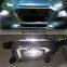 Carest 1Set Fog lamp For Hyundai Kona 2017 2018 2019 2020 Yellow Turn Signal Function Car DRL Lamp LED Daytime Running Light