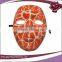 Cheap popular orange carnival masquerade party masks for sale