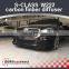 s class w222 rear diffuser exhasut tips muffler tips carbon finber diffuser for w222 to B style 2016 2017 MB auto parts for w222