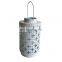 The White Handled candle holder jar Hollow Out Metal Candle Holder