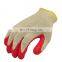 Cheapest Reusable Red Plain Smooth Latex Dipped Work Gloves