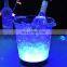 Best Selling Wholesale Branded Custom Luminous Beer Wine Plastic LED Ice Buckets