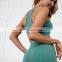 eco friendly running jogging sport yoga wholesale Breathable slim Athletic fitness wear with customized color