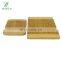 Natural Bamboo 2 Piece Cutting Chopping Board Set for Kitchen