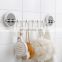 Good quality wall mounted no drill stainless steel kitchen storage racks with hooks