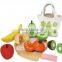 2015 High Quality Wooden Kitchen Toy Fruit Cut Toy For Children Colorful Baby Kitchen Toy
