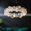 Modern Luxury Bubble Crystal Chandelier Creative Designer Ceiling Hanging Lamp For Bedroom Living Room Round LED Pendant Light