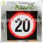 Factory outlet aluminum solar led speed limit traffic sign board
