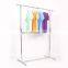 Heavy Duty Commercial Grade Clothes Stand Rack with Top Rod Storage Clothing Garment Rack