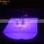 led furniture bar light counter indoor plastic rechargeable glowing party table