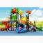 School children plastic commercial outdoor playground equipment slides for kids