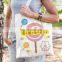 High - quality thick big  recycled blank cotton customized print canvas tote duffle bag packaging with zip for outdoor