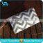 Custom Gray Zig Zag Print Diaper Clutch OEM Chevron Diaper Clutch Changing Pad