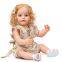 New 22-inch Cute Realistic Reborn Doll Girl Soft Full Body Enamel Baby Doll