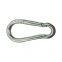 Galvanized iron track shape U-shaped quick link ring outdoor cross border buckle spring hook safety buckle chain link buckle