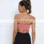 Wholesale Hot Sexy One-piece Tube Boob Top Strapless Tube Top Women Beauty Back Yoga Bra Top