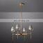 Factory Price Modern Crystal Glass Chandeliers Dining Room Luxury Kitchen Island Light Fixture Pendant Crystal Lamp