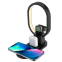 Adjustable Table Lamp with Wireless Charger USB Port 15W Output Power Home Reading Bedside Desk Lamp for Phone Charging
