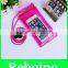 waterproof phone bag china wholesale fashion glitter sparkling stars quicksand green pink