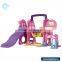 Children Funny Games Plastic Outdoor Indoor Playground With Swings And Slides Climbing