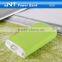 Wholesale Silicon coating 8000mah power bank with build-in charging cable 9000