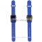 LP1427 Blue color changeable silicone strap digital movement men LED watch