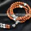 108 Tibetan Buddhist Prayer Beads stone Mala Bracelet