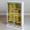 Freestanding Display Cabinet With Glass Doors
