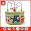 Top Bright EN 71 and ASTM Goge 7 in 1 activity Cube Wholesale Wooden educational toys for kids