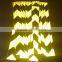 reflective direction tape black and yellow reflective warning tape 50mm*45.7m                        
                                                Quality Choice