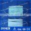 Blue non-woven face mask 2 layer paper mask for surgical use