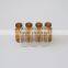 Injection glass vials
