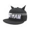 BSH010 Hot fashion embroidered Logo oxhorn shape baseball caps for sport Snapback hat