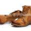 new design high cut leather men shoes