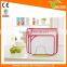 Plastic New Material New Design Coloful Classification Cutting Board Set Double Thickness Chopping Board