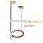 cheap earpiece 2015 easy portable lightweight headphones headset with Gold