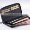 New Fashion Carbon Fiber Wallets Simple Design Business Money Wallet Fashion Long Zipper Card Purse ID Holder