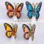 Screen Printing 4 inch Plastic Butterfly Shape Fridge Magnets, Promotional Mini Magnet for Fridge