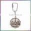 popular good quality round metal key ring keychain keyring