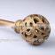 High End Curtain Rods With Decorative Open Work Ball Curtain Finials