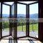 upvc four-sash garden folding door, upvc folding door