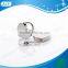 AJF 2015 New Arrival Silver Heart Shape Mini Notebook Lock