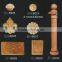 carved wood finials