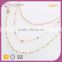 N74427I01 STYLE PLUS layered chain pearl necklace jewelry bohemian pearl necklace for women
