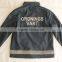 5CM Reflective Stripe Embroidery Logo Stand Collar Durable Rip-stop Windproof 100% Polyester Jacket