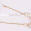 Water Drop Shape alloy Pendants sapphire Pendant Necklace GJ-099