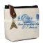 Vogue women fabric custom canvas euro coin purse for packing