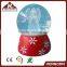 Electric Christmas Snow Globes With Clear Resin Supplier's Choice